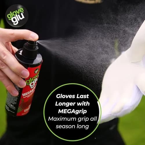 Gloveglu MEGAgrip Goalkeeper Glove Grip Spray 250ml (8.45 fl. oz) | 25% Stronger Maximum Grip Formula thumbnail 6