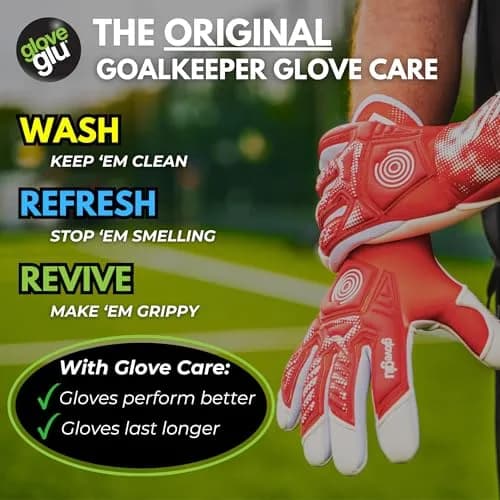 Gloveglu MEGAgrip Goalkeeper Glove Grip Spray 250ml (8.45 fl. oz) | 25% Stronger Maximum Grip Formula thumbnail 7