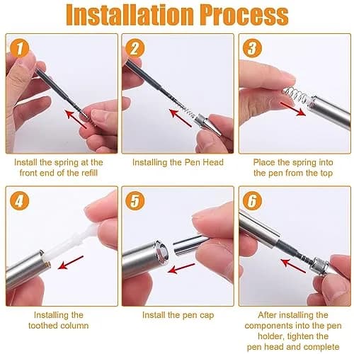 Qilery 25 Set Stainless Steel Blank Epoxy Pens | Smooth Ink Flow for DIY Crafts thumbnail 4