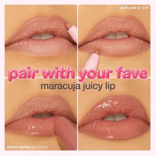 tarte maracuja juicy lip liner – Creamy, Matte, Lip Liner with Hyaluronic Acid, Vegan & Cruelty-Free, full size, soft pink | Hydrating, Matte Finish thumbnail 3