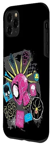 Marvel Spider-Man: Across the Spider-Verse Spider-Punk Head Case for iPhone 11 Pro Max | Official Marvel Design, Shock-Resistant thumbnail 2