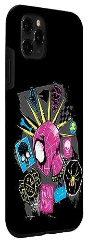 Marvel Spider-Man: Across the Spider-Verse Spider-Punk Head Case for iPhone 11 Pro Max | Official Marvel Design, Shock-Resistant thumbnail 3