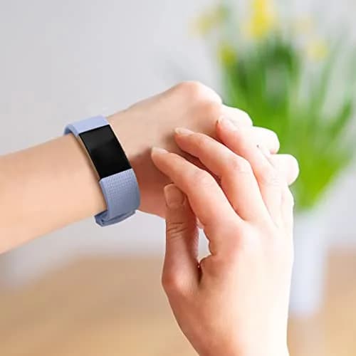 AK Sport Bands 3-Pack for Fitbit Charge 2 | Small Size, Light Pink/Baby Blue/Light Purple thumbnail 5