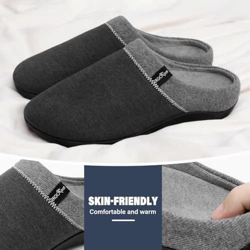ERGOfoot Orthopedic Slippers for Women and Men with Arch Support, 3cm Heel (Grey) thumbnail 4