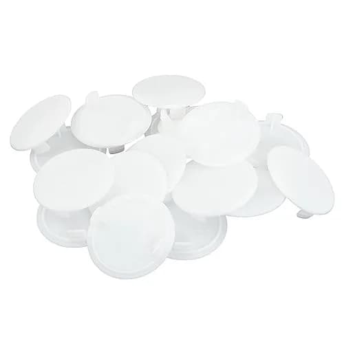 ITROLLE White 20PCS 35mm Concealed Hinge Hole Cover Plug Cap | Moisture-Proof Furniture Hardware thumbnail 1