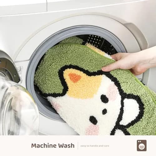 Molesun Cat Bath Mat 20x31 Inch | Soft Absorbent Microfiber Rug with Non-Slip TPR Backing thumbnail 7