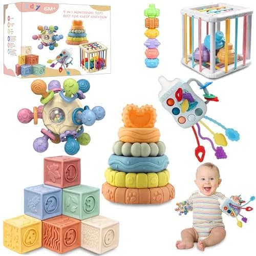 i diy Baby Toys 0-6-12 Months | Montessori & Sensory Play Set for 1+ Year thumbnail 1