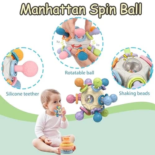 i diy Baby Toys 0-6-12 Months | Montessori & Sensory Play Set for 1+ Year thumbnail 5