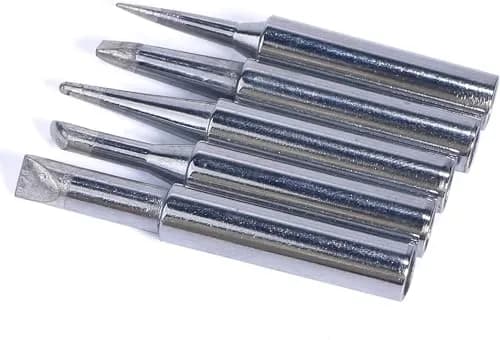 WEP #1400 Soldering Iron Tips Set (5PCS) Long-Life Type for WEP 927-IV, 948-III, 926LED V1, 948DQ-III, and 938BD-I Soldering Station thumbnail 1