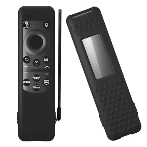 PIUAMUNKJ Black Silicone Protective Cover for Samsung Smart TV Solar Remote BN59-01432 | Fits BN59-01436B, TM2360E, TM2360F thumbnail 1