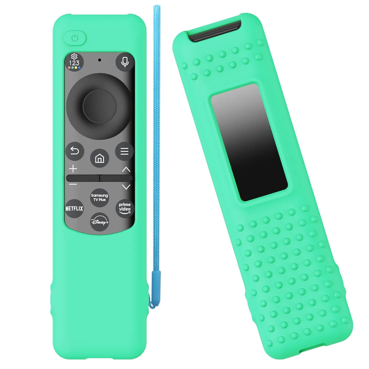 PIUAMUNKJ Portable Electronic Device Cover for Samsung Smart TV Remote | Mint Green, Silicone, Durable & Non-Slip