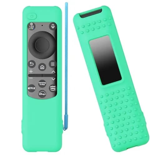 PIUAMUNKJ Portable Electronic Device Cover for Samsung Smart TV Remote | Mint Green, Silicone, Durable & Non-Slip thumbnail 1