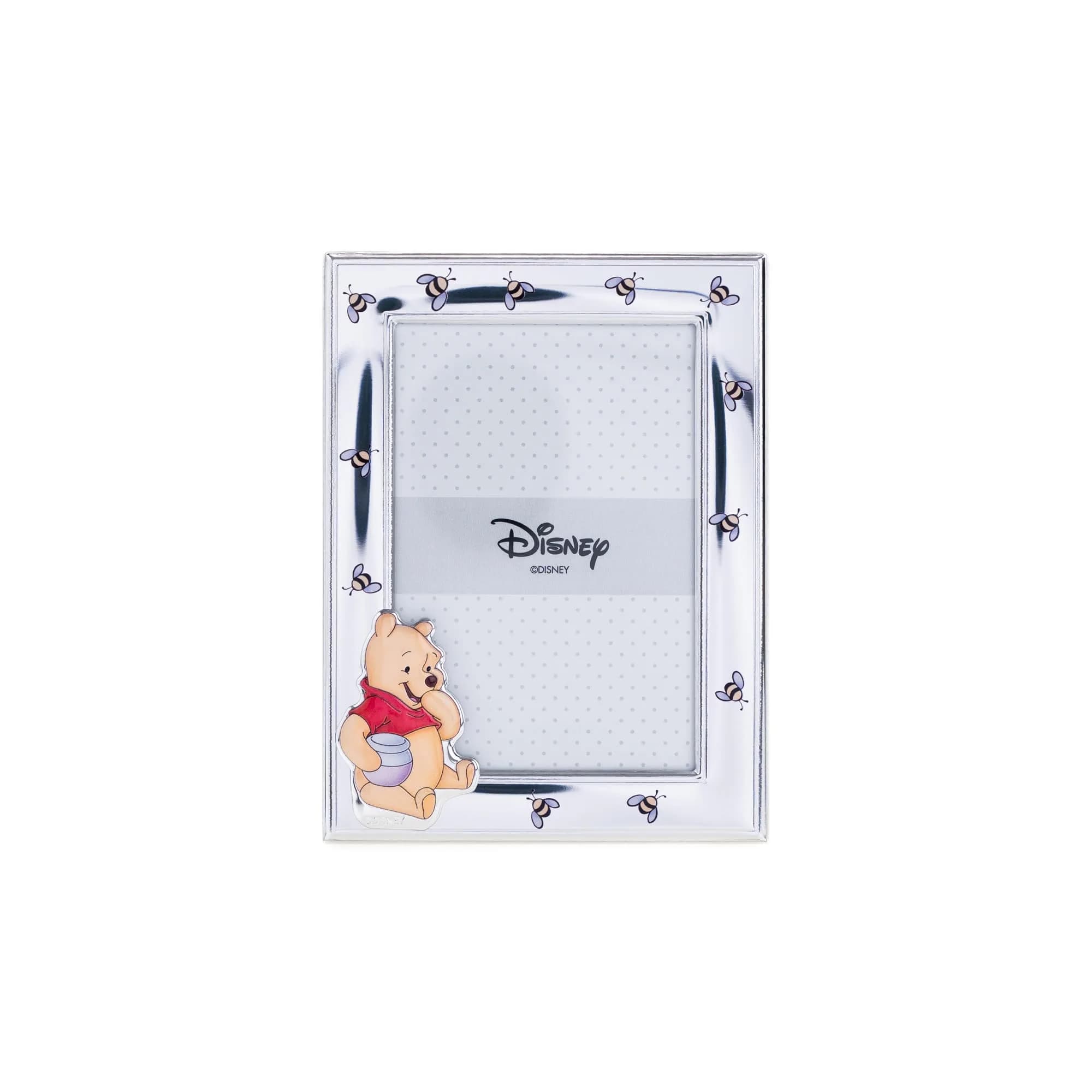 VALENTI & CO. Disney Baby Winnie The Pooh Silver Photo Frame 9x13cm | Children's Bedroom Decor & Gift