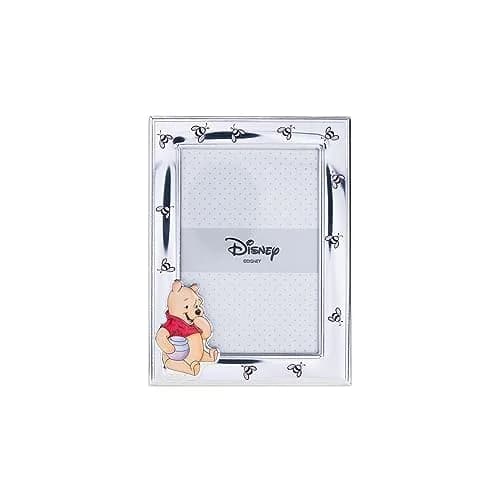 VALENTI & CO. Disney Baby Winnie The Pooh Silver Photo Frame 9x13cm | Children's Bedroom Decor & Gift thumbnail 1