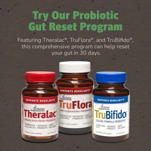 TruFlora Nutritional Supplement Capsules 32 Count | Gluten Free & Probiotic Enzymes for Gut & Energy Support thumbnail 7