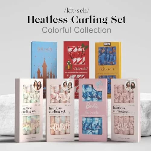Kitsch Satin Heatless Curls Overnight Set - Ivory | Gentle Frizz-Free Hair Styling thumbnail 9