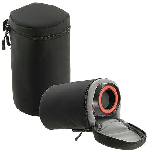 Navitech Water Resistant Camera Lens Case | Compatible with Canon RF 100-400mm F5.6-8 USM | Black thumbnail 1