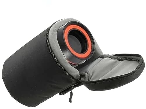 Navitech Water Resistant Camera Lens Case | Compatible with Canon RF 100-400mm F5.6-8 USM | Black thumbnail 2