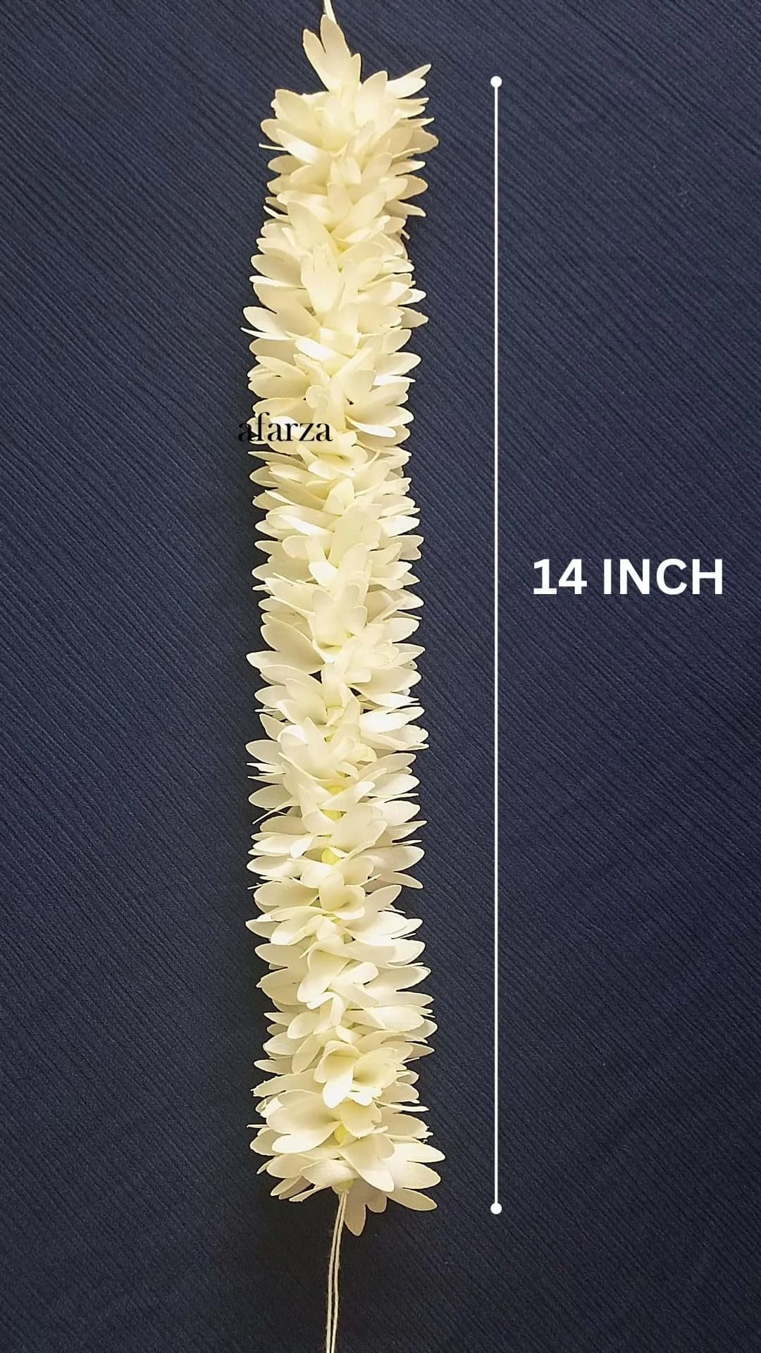 AFARZA Artificial Gajra for Hair Bun Juda Accessories - White, Pack of 4 - view 2