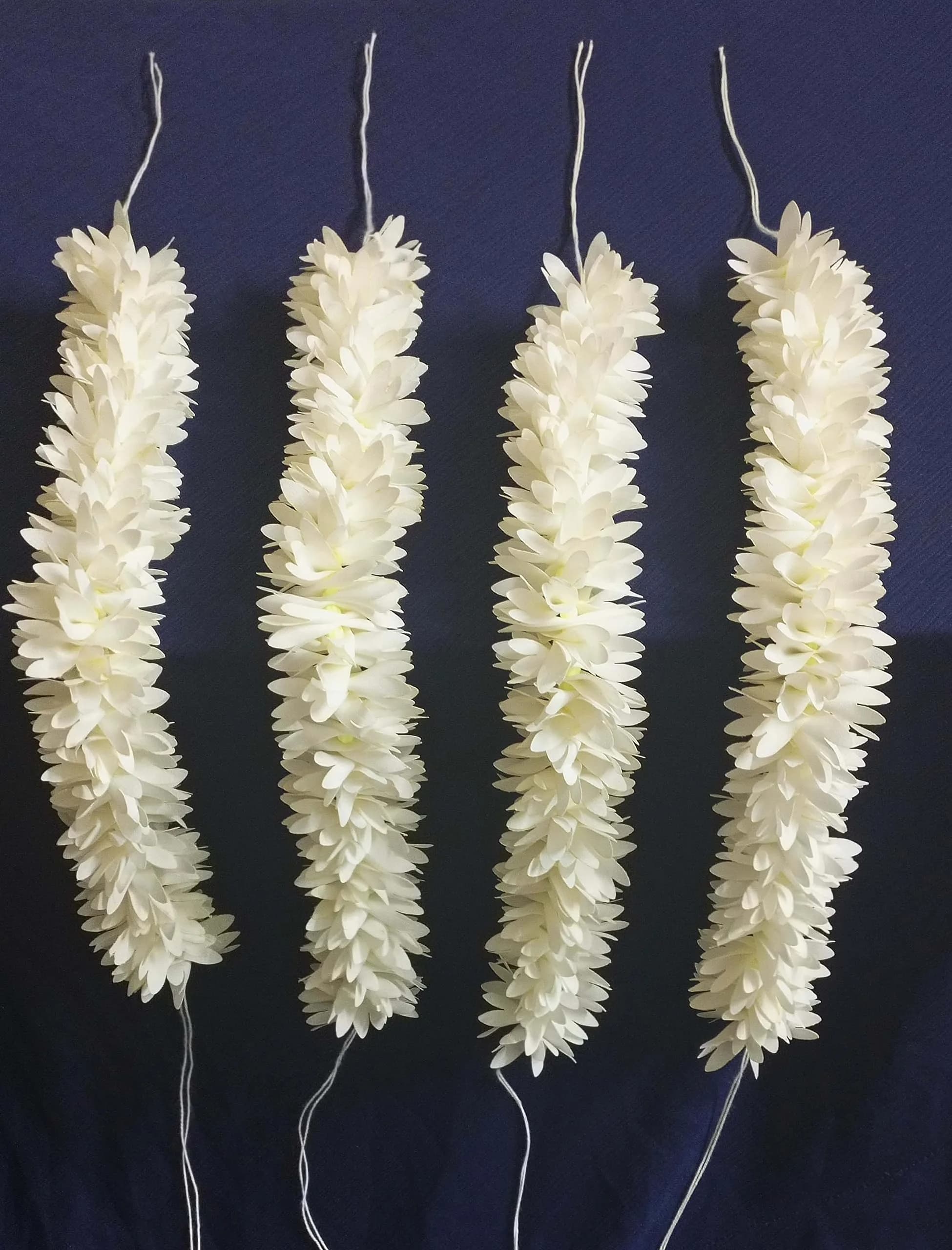 AFARZA Artificial Gajra for Hair Bun Juda Accessories - White, Pack of 4 - view 3