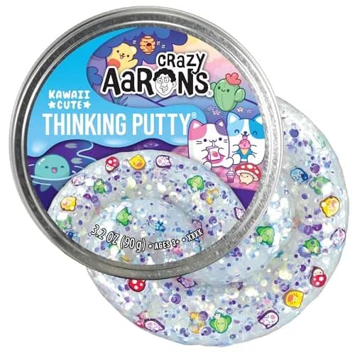 Crazy Aaron's Thinking Putty Kawaii Cute 96ml (3.2 oz) | Glitter & Charms for Sensory Play thumbnail 7
