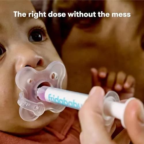 Frida Baby Medi Frida Accu-Dose Pacifier Medicine Dispenser & Digital Thermometer | Hospital-Style Comfort & 10-Sec Fever Read thumbnail 2