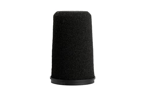 Shure SM7dB Replacement Windscreen – Foam Pop Filter for SM7dB Microphone Only, Not Compatible with SM7B, MV7, MV7+ or Other Microphones, Black | Precision-fit foam pop filter thumbnail 1