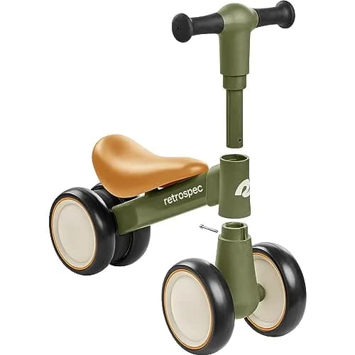 Retrospec Cricket Baby Walker Balance Bike with 4 Wheels for Ages 12-24 Months | Toddler Bicycle Toy for 1 Year Olds thumbnail 7