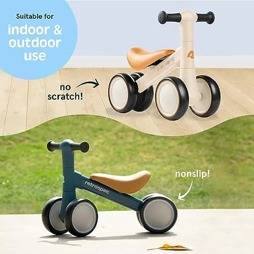Retrospec Cricket Baby Walker Balance Bike for 12-24 Months | Toddler Ride-On Toy for Boys & Girls thumbnail 5