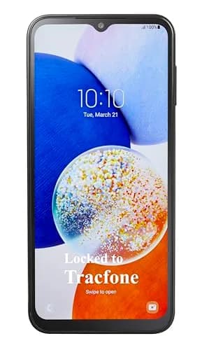 Tracfone Samsung Galaxy A14 5G 64GB | 13MP Front, 50MP Triple Camera, 6.6" AMOLED, 5G, Locked to Tracfone thumbnail 1