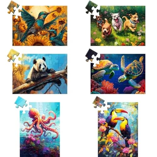 WSCXSC 24 Large Piece Puzzle for Seniors | Dementia & Elderly Friendly, Easy & Bright Colors (70-120 chars) thumbnail 1