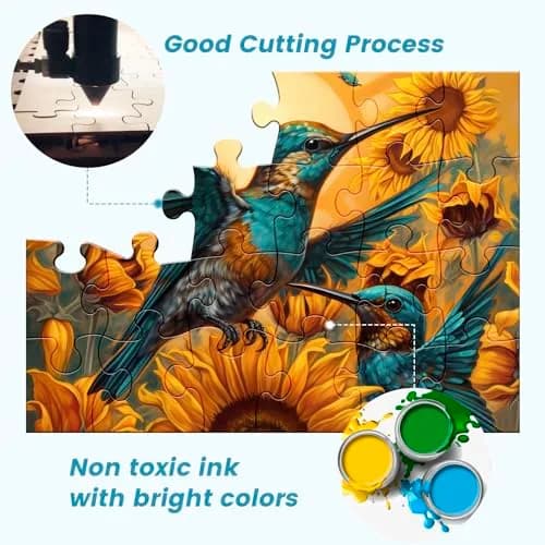WSCXSC 24 Large Piece Puzzle for Seniors | Dementia & Elderly Friendly, Easy & Bright Colors (70-120 chars) thumbnail 6