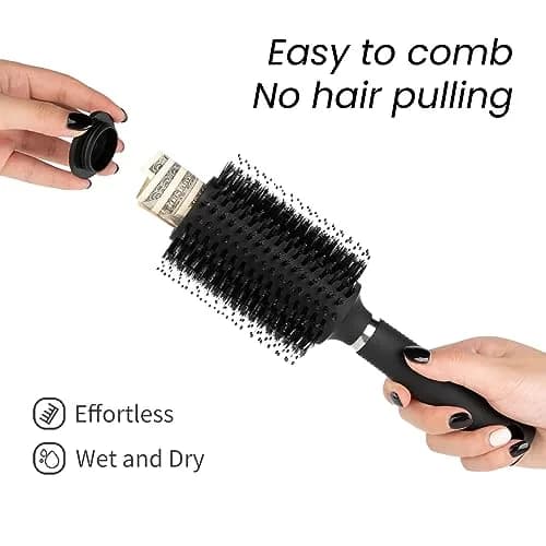 LiveBe Hidden Safe Hair Brush with Storage Compartment | Black Diversion Safe for Valuables thumbnail 4