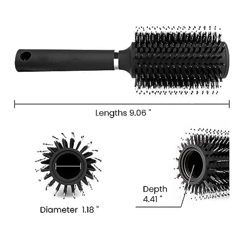 LiveBe Hidden Safe Hair Brush with Storage Compartment | Black Diversion Safe for Valuables thumbnail 2