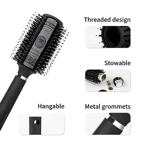 LiveBe Hidden Safe Hair Brush with Storage Compartment | Black Diversion Safe for Valuables thumbnail 3