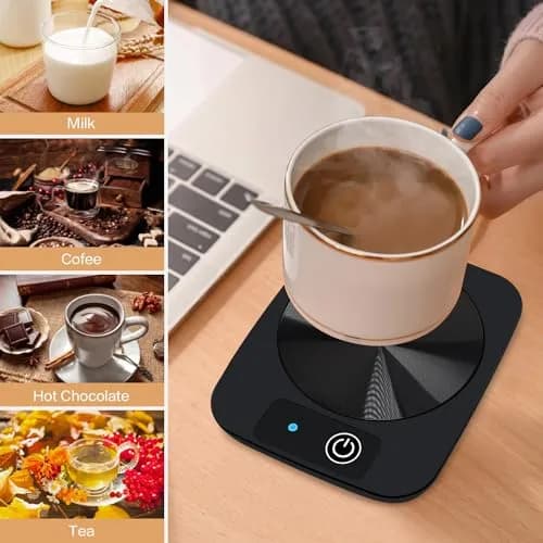 Lesipee Electric Coffee Mug Warmer 14.2 cm (5.6 in) | Keeps Drinks Warm for Office & Home thumbnail 5