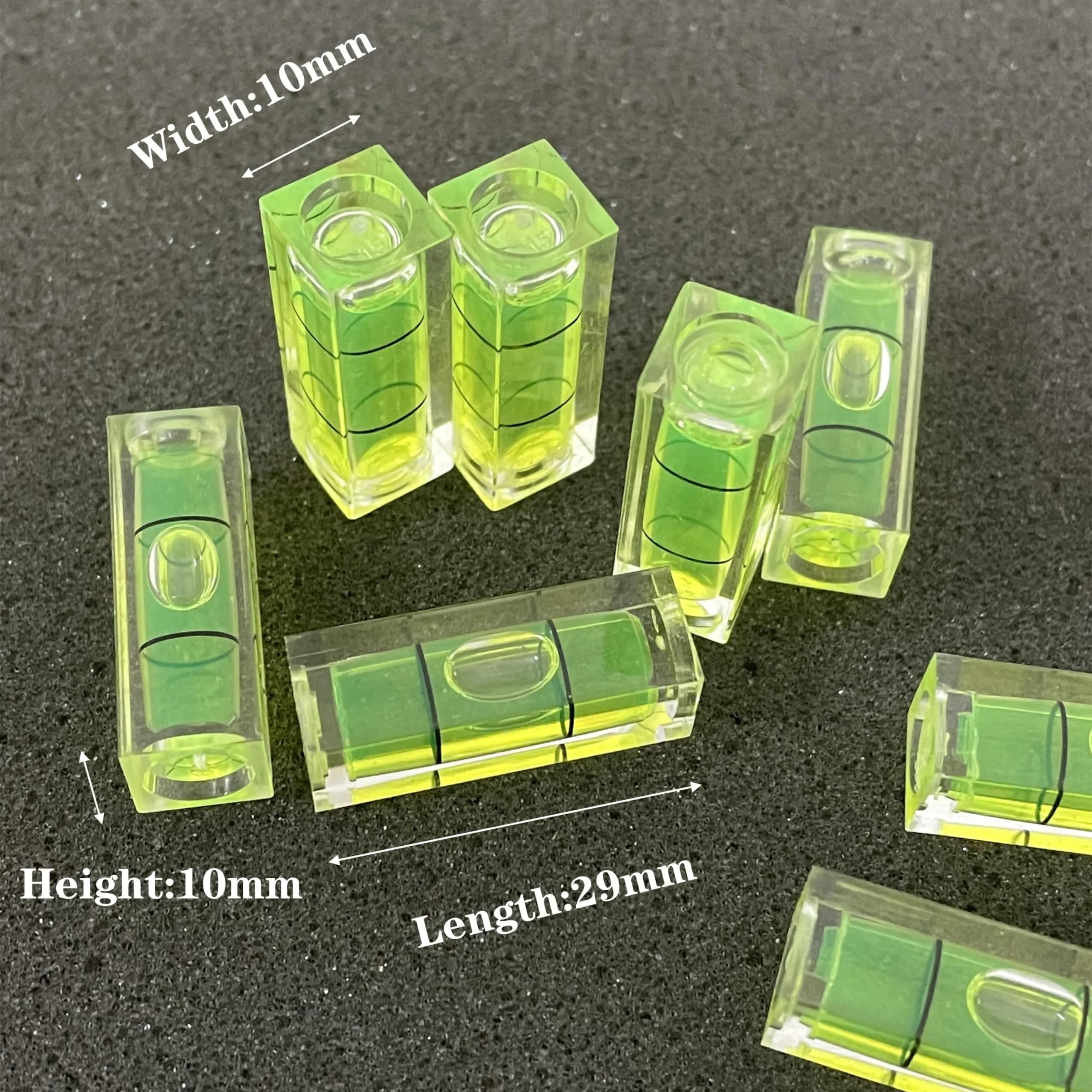 ZUJHPYMI Mini Square Bubble Level 10x10x29mm | Precision Layout Tool for Instruments - view 3