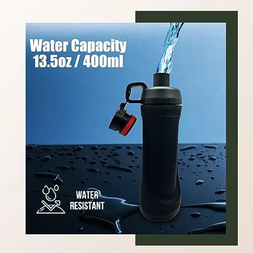 AZ-Homey Diversion Water Bottle with Hidden Compartment 400ml (13.5oz) | Discreet Storage for Valuables thumbnail 4