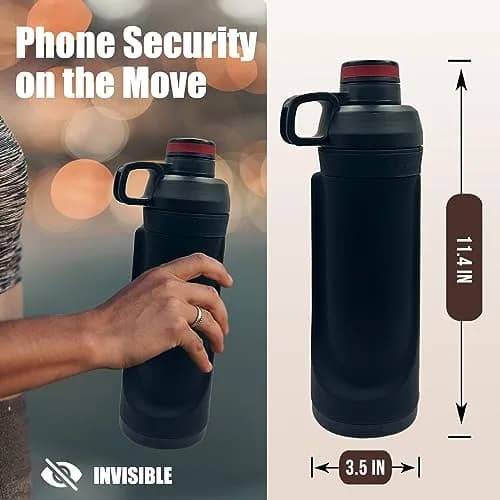 AZ-Homey Diversion Water Bottle with Hidden Compartment 400ml (13.5oz) | Discreet Storage for Valuables thumbnail 6