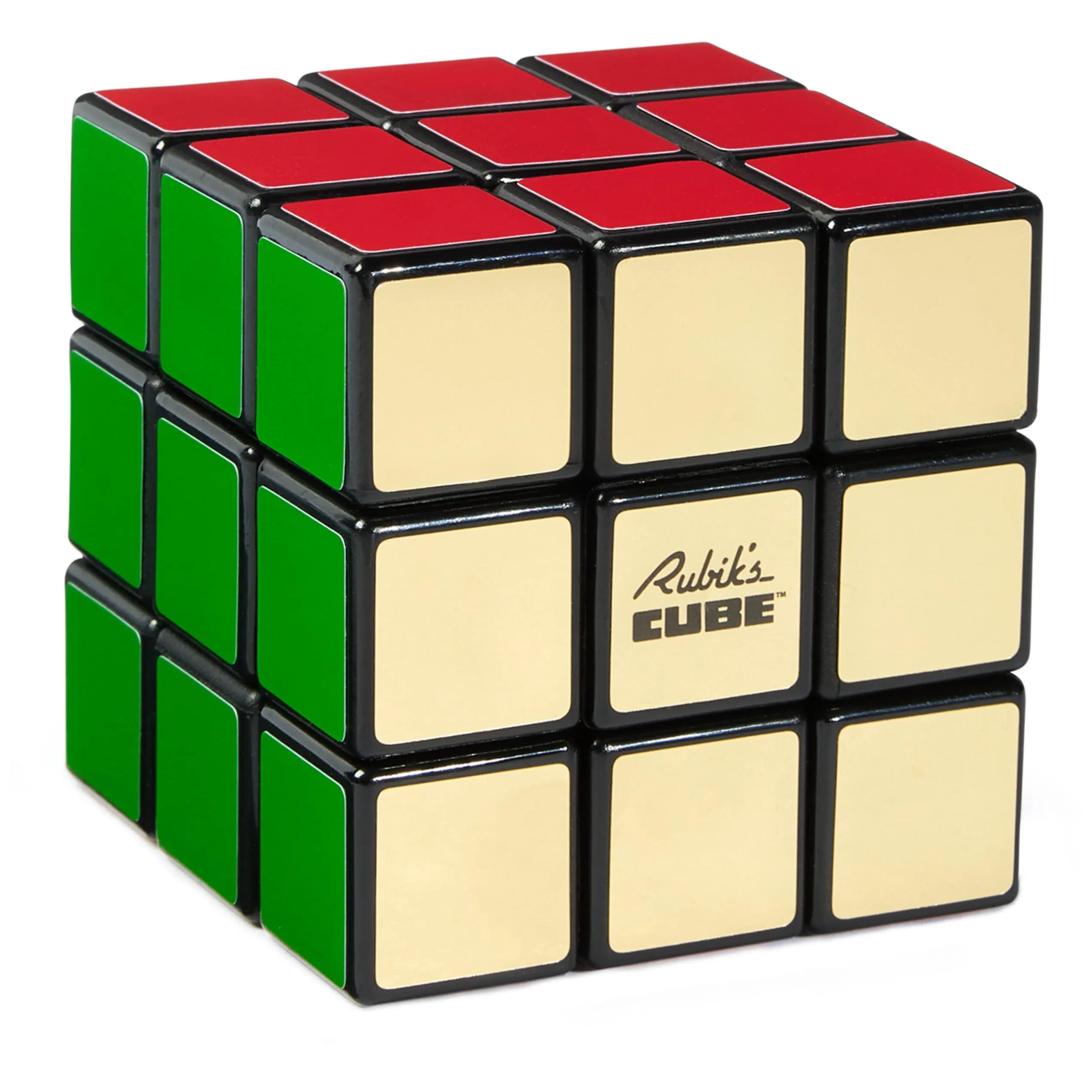 Rubik's Cube 50th Anniversary Retro Puzzle Cube & Brain Teaser Fidget Toy | Classic 3x3 Vintage Design, Collectible & Brain-Boosting