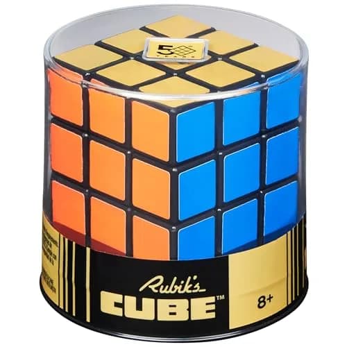 Rubik's Cube 50th Anniversary Retro Puzzle Cube & Brain Teaser Fidget Toy | Classic 3x3 Vintage Design, Collectible & Brain-Boosting thumbnail 9