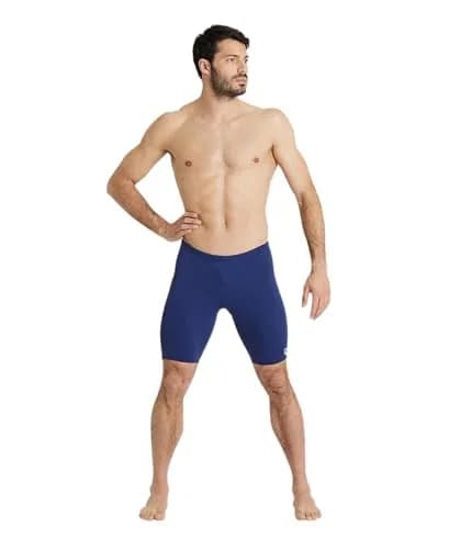 ARENA Feel Men's Dynamo Swim Jammer Knee-Length Swimwear Navy 24 | Chlorine-Resistant, Quick-Drying thumbnail 6