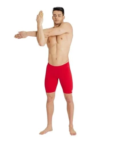 ARENA Feel Men's Dynamo Swim Jammer Knee-Length Swimwear Red US Size 20 | Chlorine-Resistant, Quick-Drying, Supportive Fit thumbnail 7