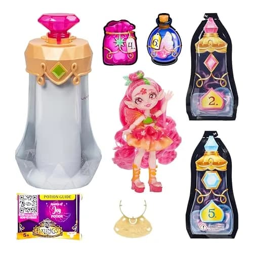 Magic Mixies Pixlings Faye The Fairy Pixling | Create & Reveal 6.5" Doll with Potion Magic thumbnail 3