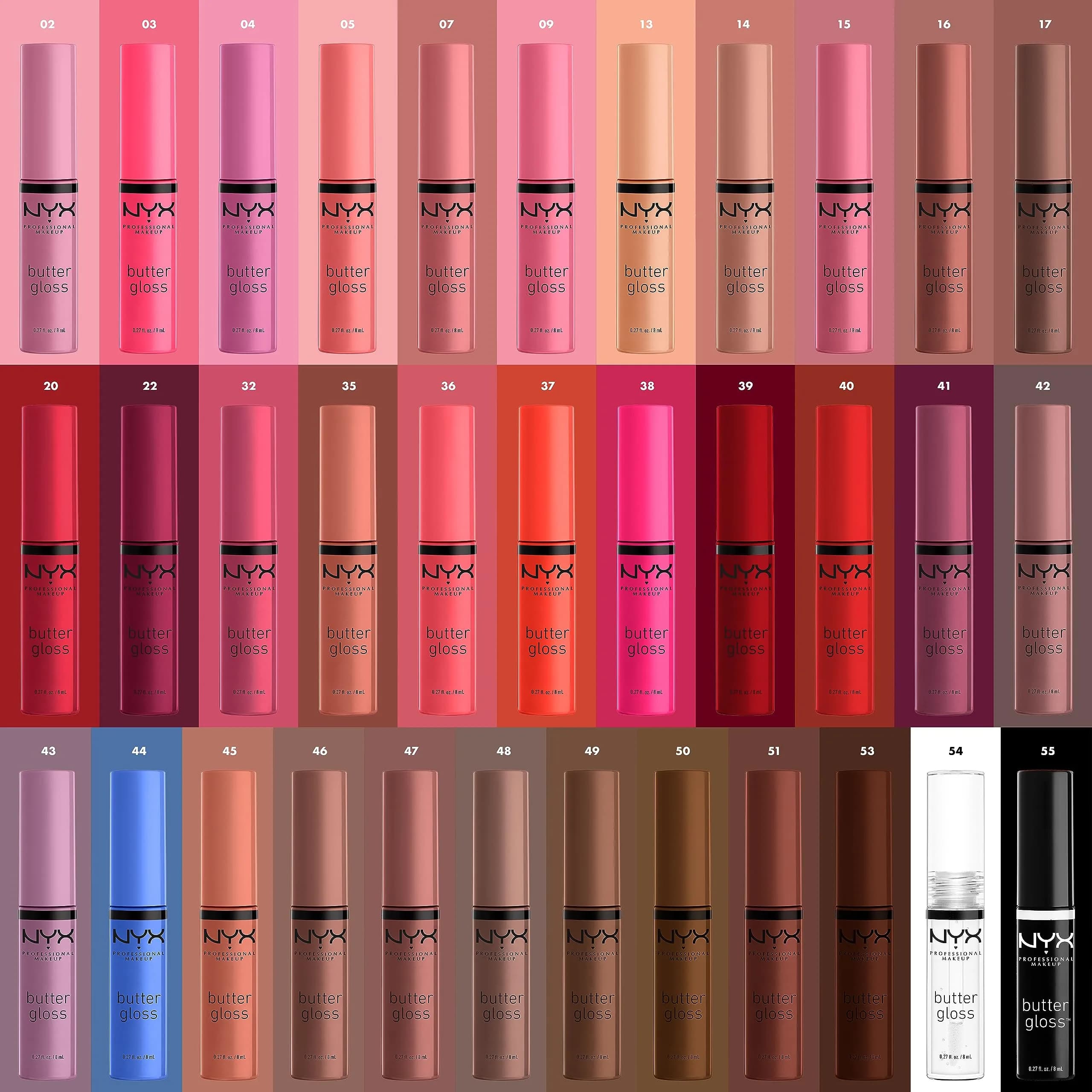 NYX PROFESSIONAL MAKEUP Butter Gloss Lip Gloss, Licorice (Black) 8ml (0.27 Fl Oz) | Sheer to Medium Coverage - view 8