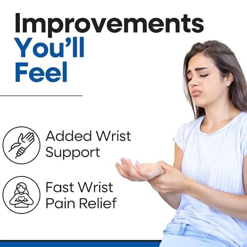 ARMSTRONG AMERICA Wrist Wrap Compression Wrist Brace for TFCC Tears | Carpal Tunnel & Tendonitis Support (MED) thumbnail 4