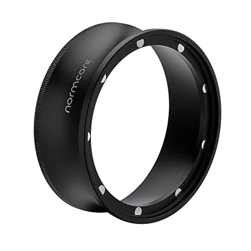 Normcore 54mm Magnetic Dosing Funnel V2 Black | Precision Espresso Coffee Dosing Ring with 9 Neodymium Magnets thumbnail 5