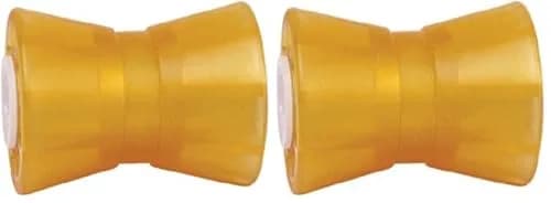 Tie Down 5" PVC Guided Keel Roller | Salt-Resistant Boat Trailer Guide (Pack of 2, 1 Count) thumbnail 1