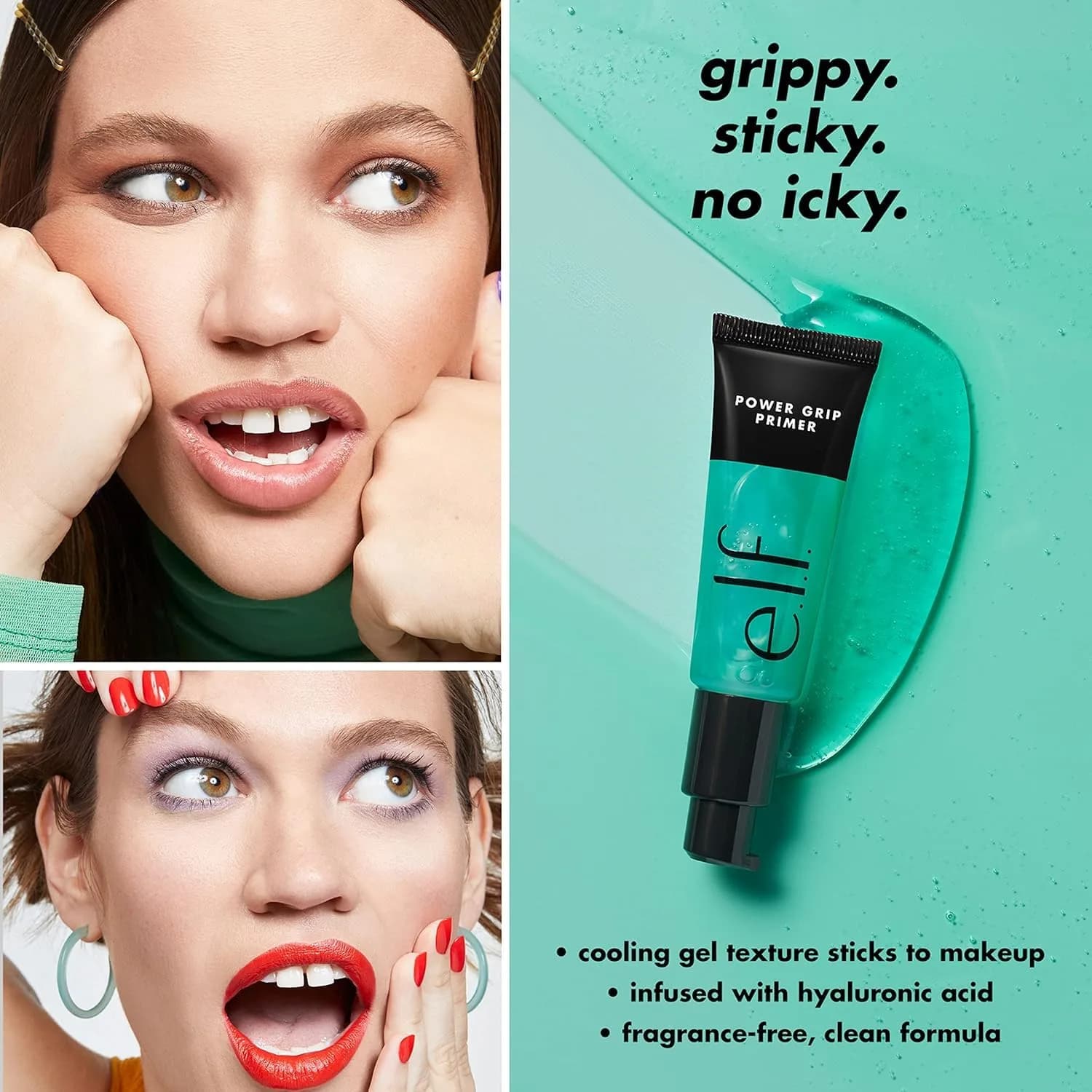 e.l.f. Power Grip Primer Mini 15ml (0.5 Fl Oz) | Vegan & Cruelty-Free Makeup Primer for All Skin Types - view 3