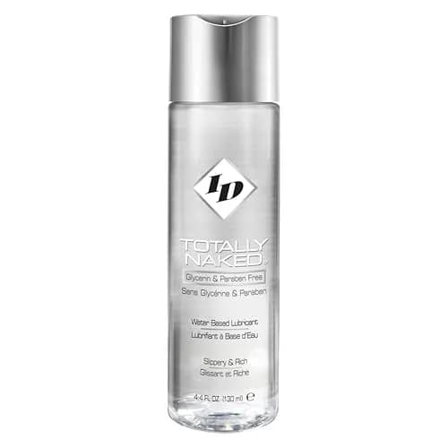 ID Lubricants ID Totally Naked 4.4 Fl Oz Water Based Lube Free of Glycerin, Parabens, Benzoic Acid, Propylene Glycol, Thick and Rich Ultra Slippery Feeling Personal Lubricant thumbnail 1
